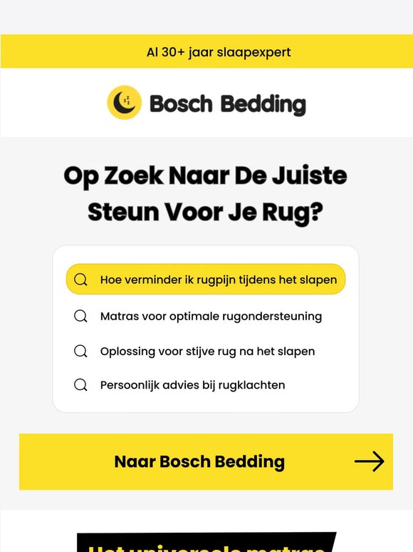 Op Zoek Naar De Juiste Steun Voor Je Rug?