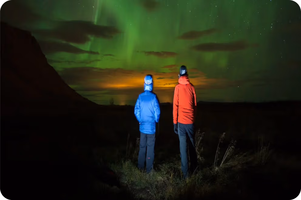 Iceland Northern Lights, Glacier Walking, & Snowshoeing Tour