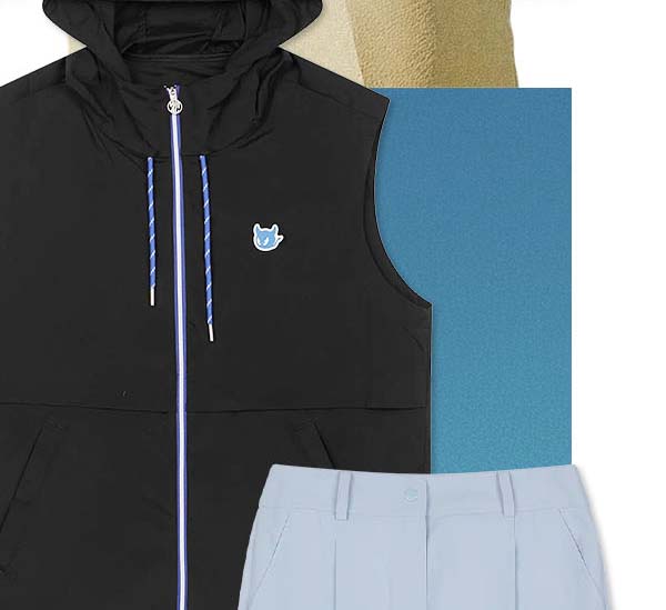 Sleeveless Full Zip Hoodie