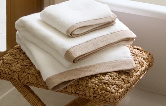 Sonoma Banded Bath Towel Collection