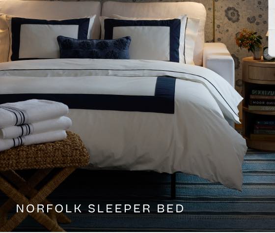Norfolk Wide Arm Sleeper Sofa - King