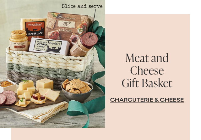 Meat and Cheese Gift Basket - CHARCUTERIE & CHEESE 