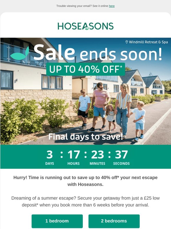 Sale ends soon! ☀️ Don't miss out
