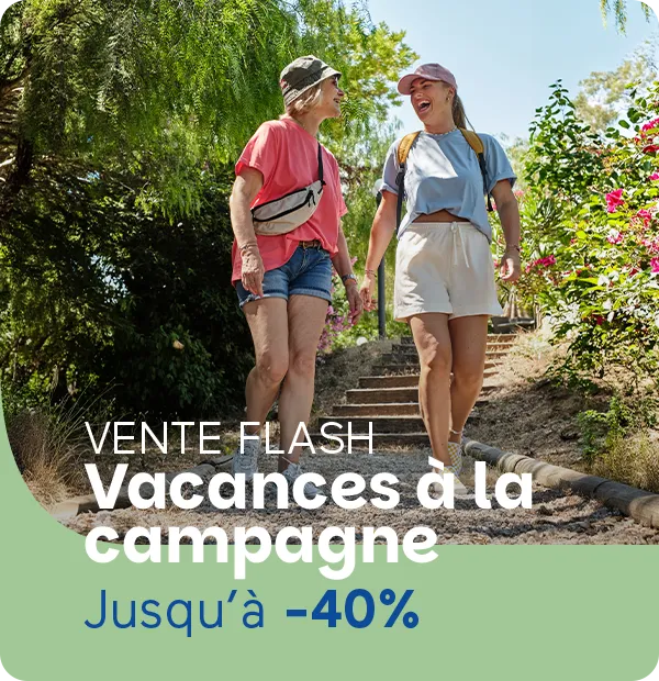 Vente Flash campagne : jusqu'à -40% !