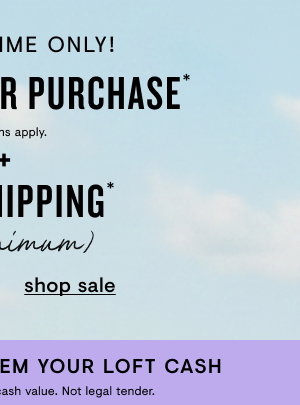 Shop sale