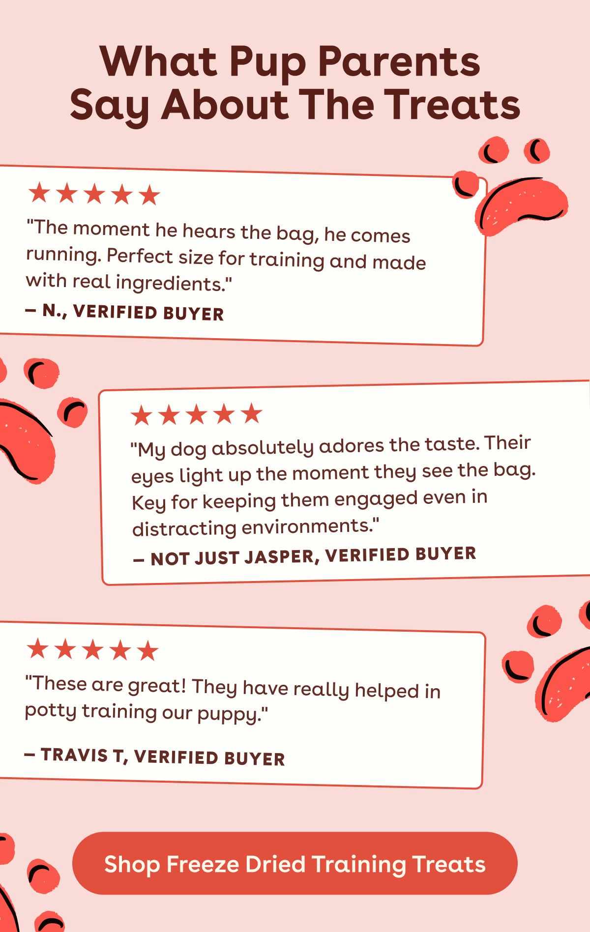 Shop freeze dried training treats!