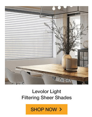 Levolor Light Filtering Sheer Shades | SHOP NOW >