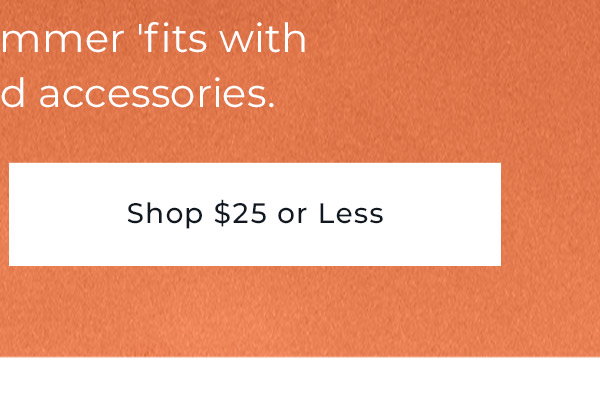 Shop $25 or Less