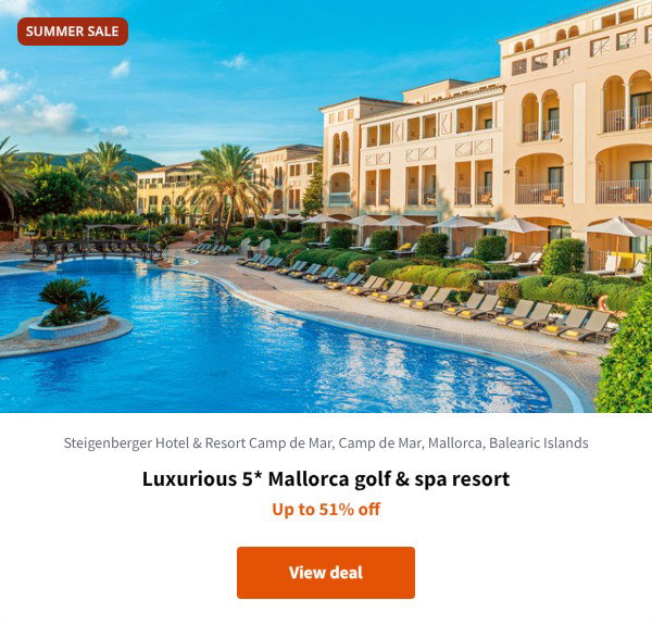 Luxurious 5* Mallorca golf & spa resort