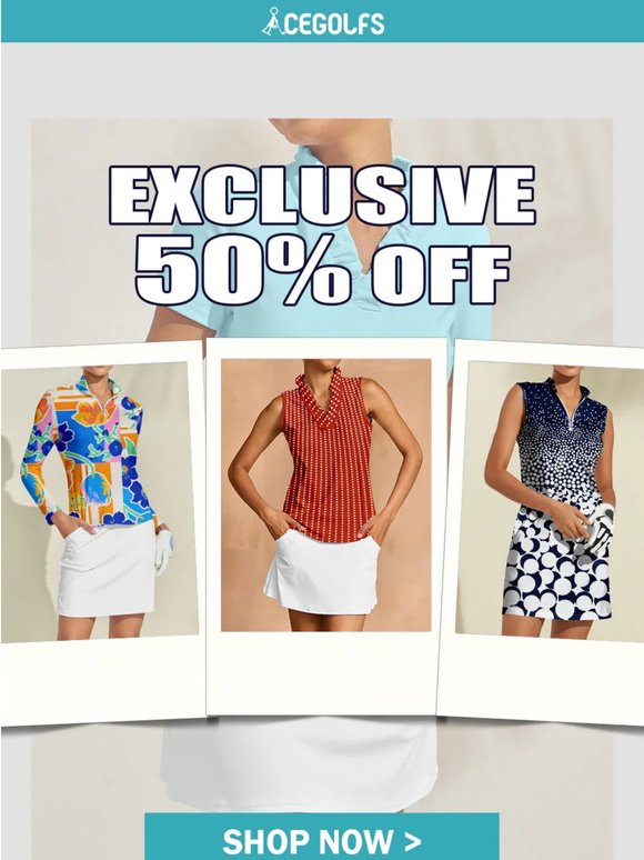 May Final Sale! 50% OFF ALL Items!