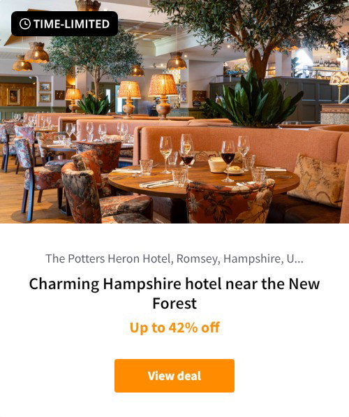 Charming Hampshire hotel near the New Forest