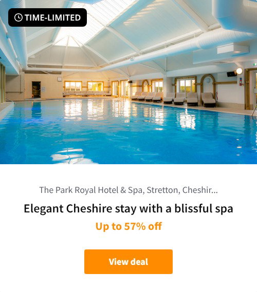 Elegant Cheshire stay with a blissful spa