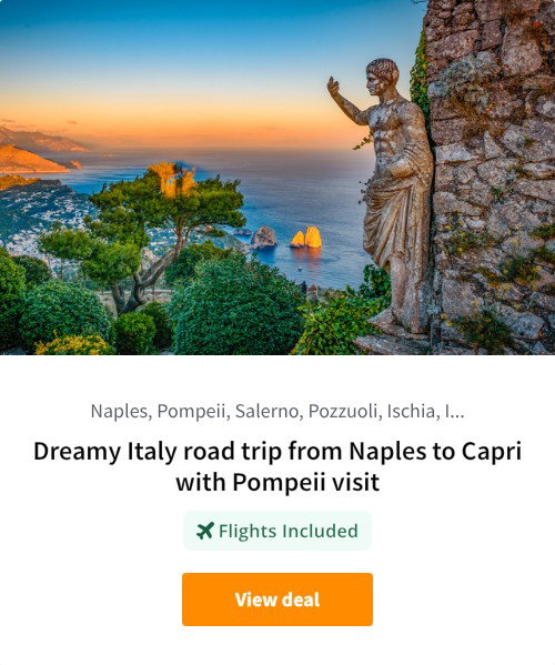 Dreamy Italy road trip from Naples to Capri with Pompeii visit