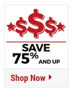 75% & Up Off