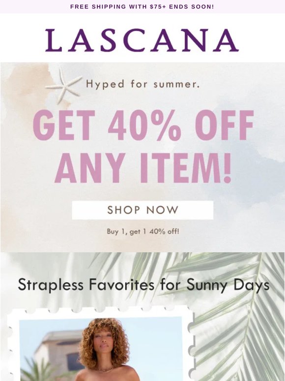 Take 40% off any item today! Details inside😘