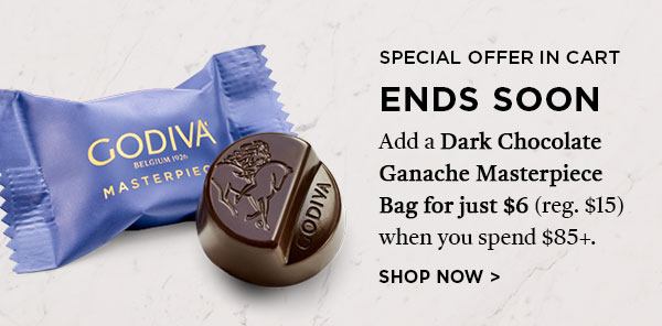 SPECIAL OFFER IN CART ENDS SOON DARK CHOCOLATE GANACHE FOR $6