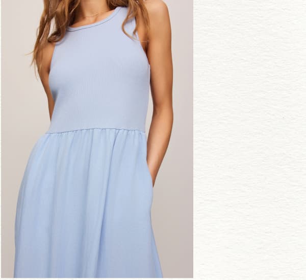 Shop Charlotte Midi Dress In Blue Light