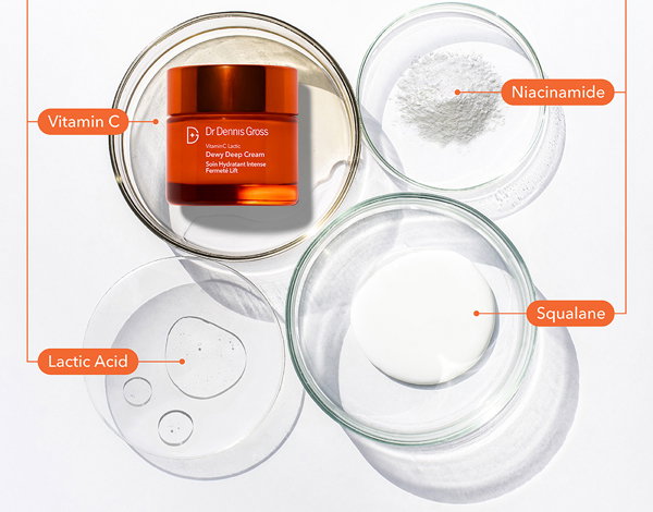 Vitamin C Lactic Dewy Deep Cream Ingredients