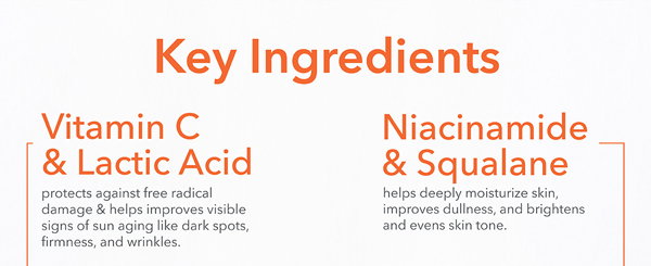 Vitamin C Lactic Dewy Deep Cream Ingredients