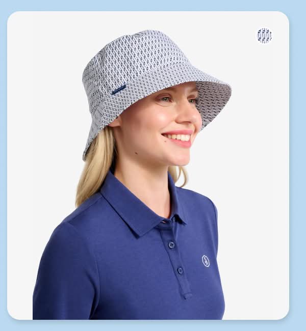 Women's Printed Bondi Bucket Hat UPF 50+