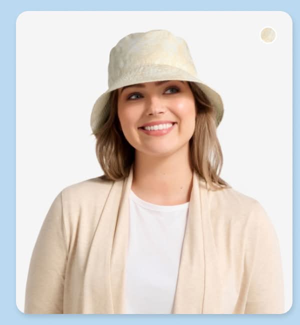Women's Printed Bondi Bucket Hat UPF 50+