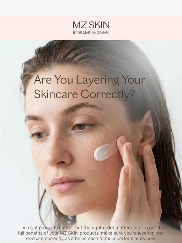 Stop Applying Skincare in the Wrong Order
