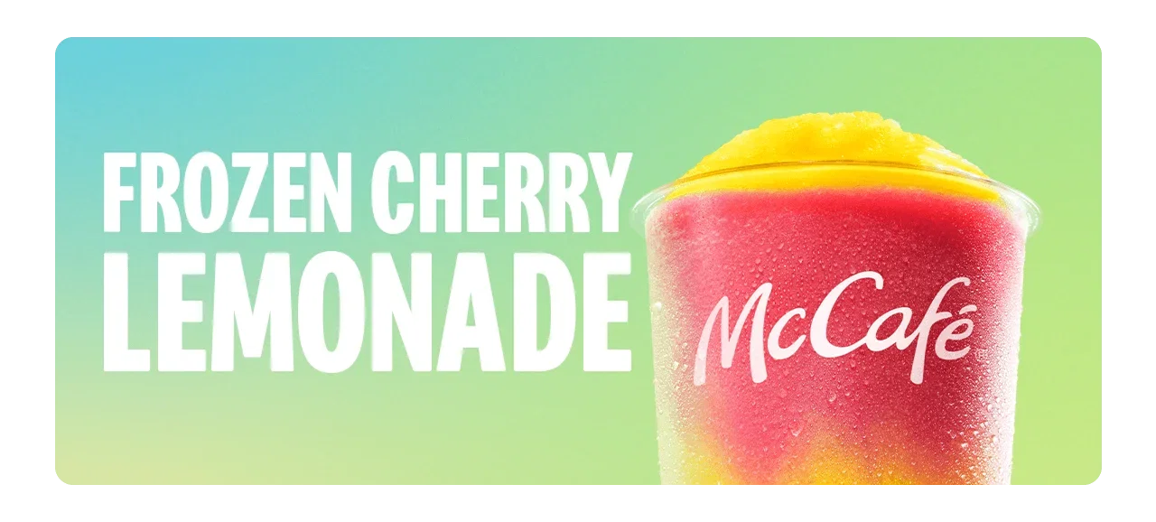 A frozen cherry lemonade
