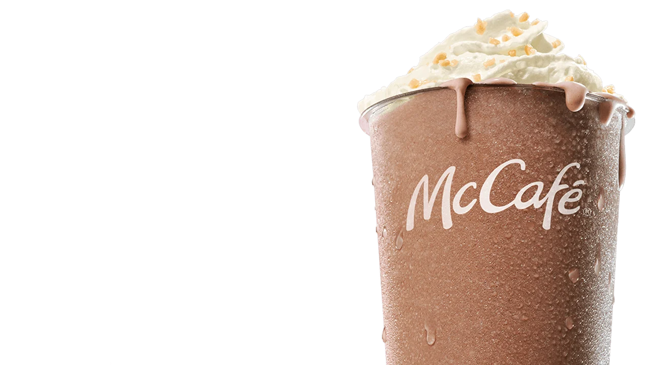 Chocolate honeycomb frappé