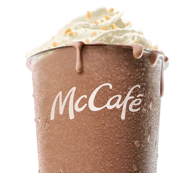 Chocolate honeycomb frappé
