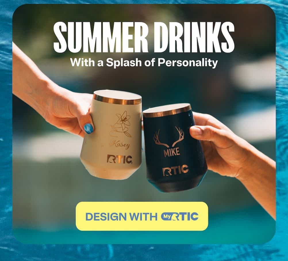Summer Drinks with a splash of personality - design with MyRTIC