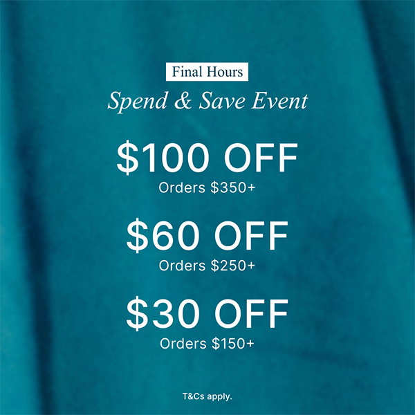 Spend & Save ends tonight!