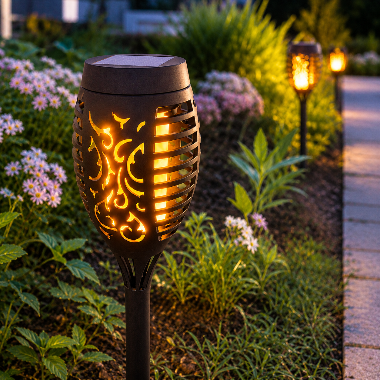Avon garden torch with flame effect