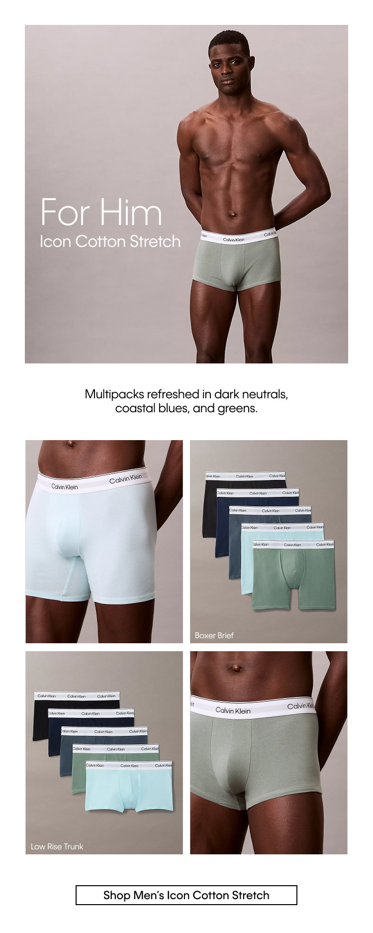 For Him | Shop Men's Icon Cotton Stretch