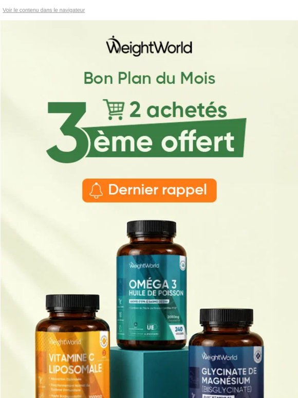 🎁 Le 3e produit offert fait beaucoup parler de lui