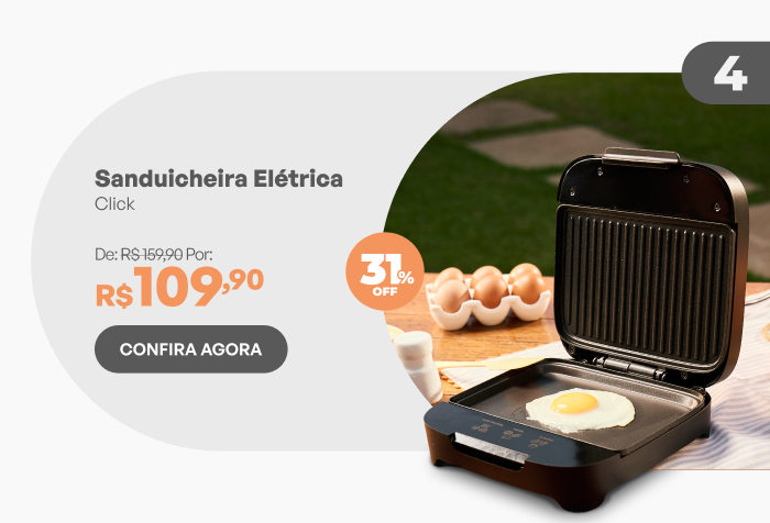 Sanduicheira Elétrica Cadence Click