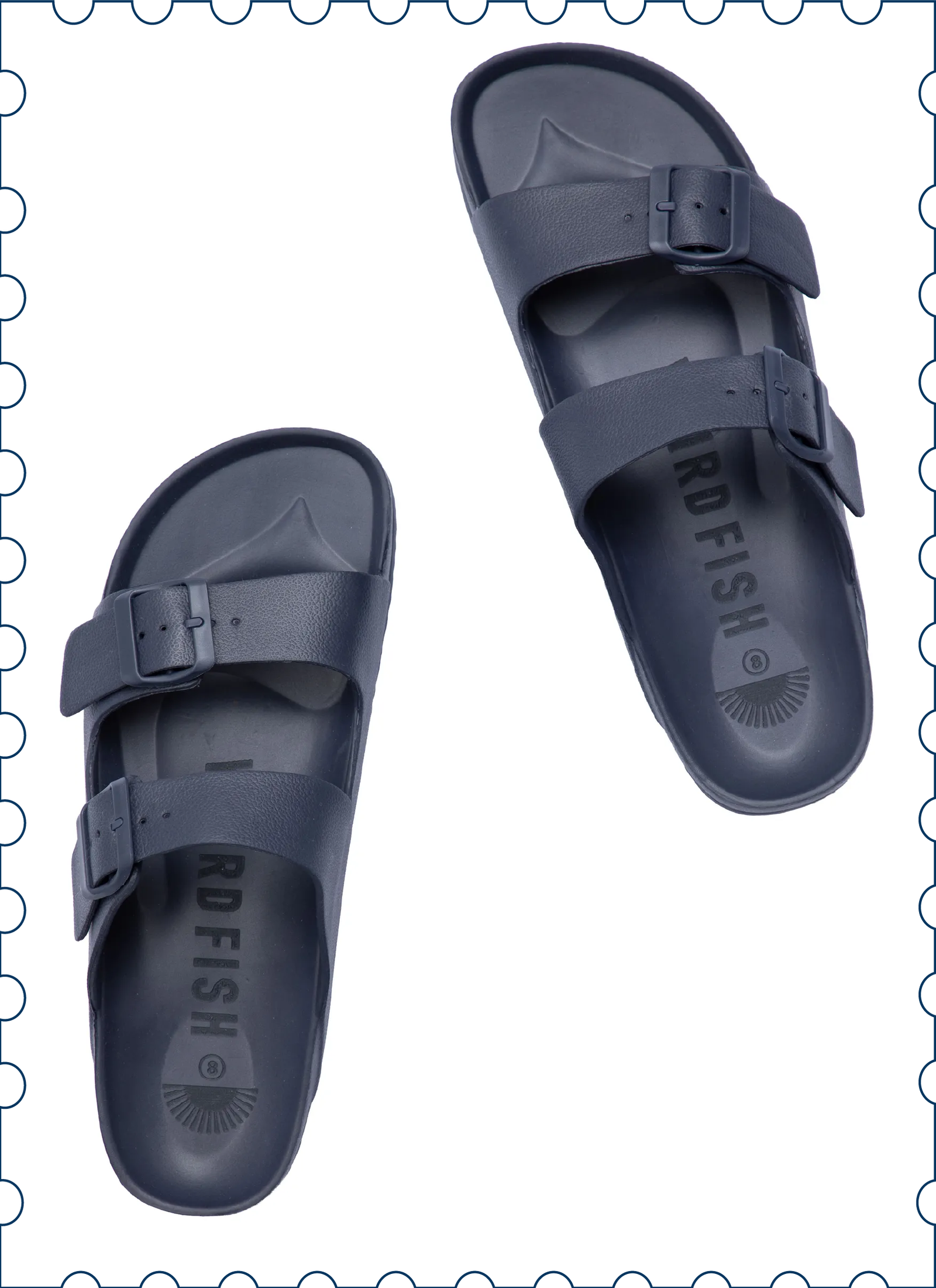 Herring Double Strap Sliders