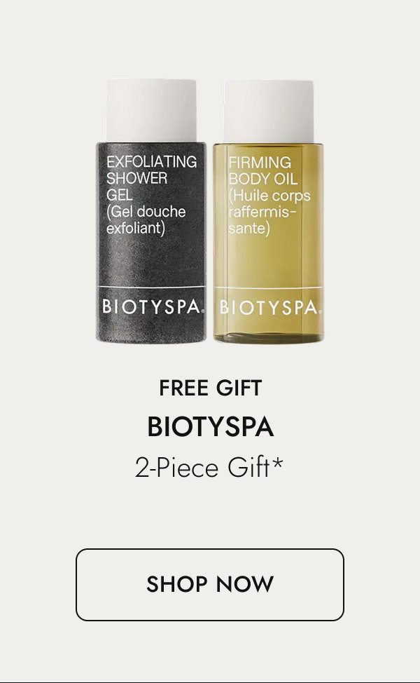 BIOTYSPA. Shop Now.