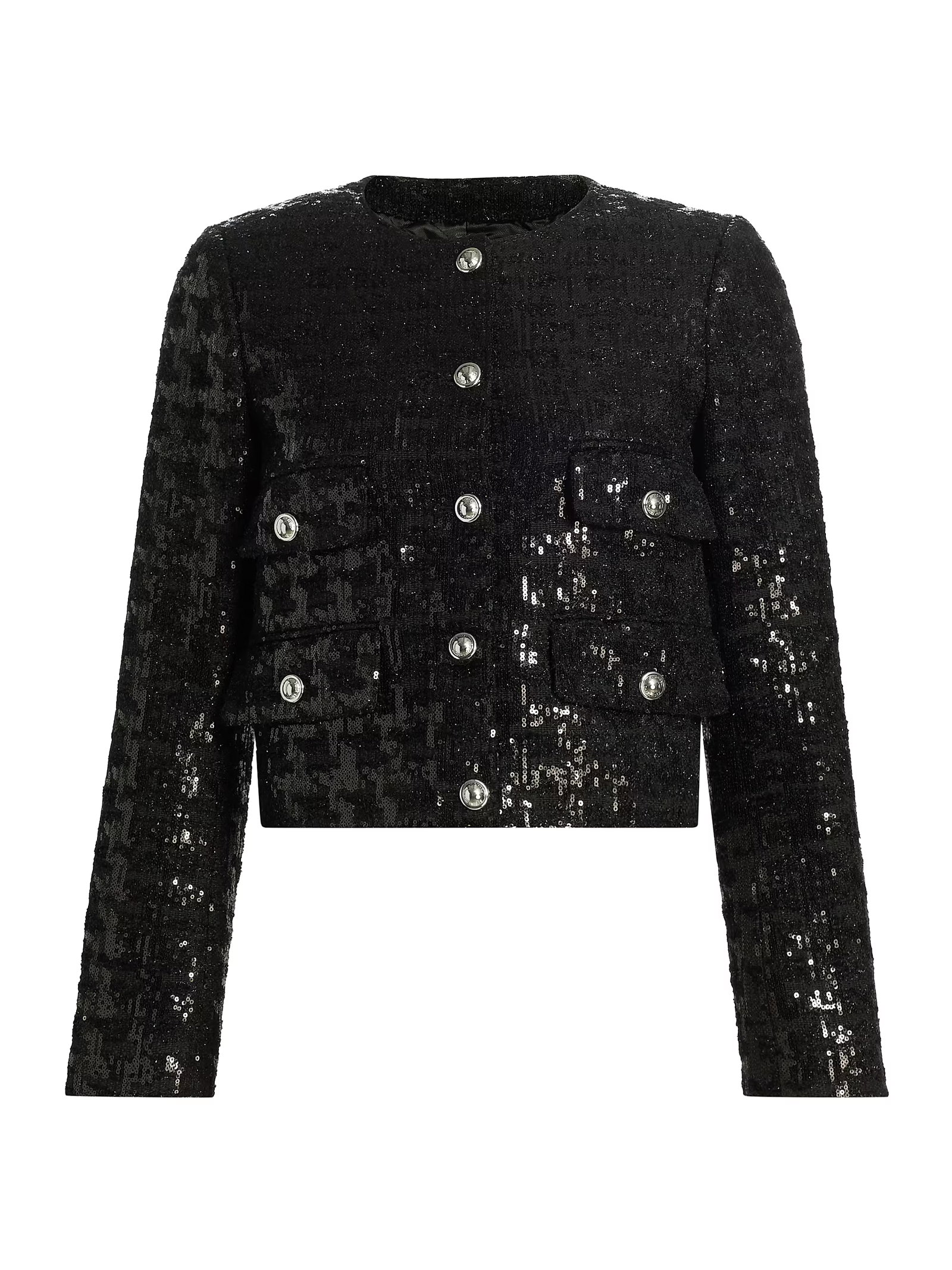 Michael Michael Kors Sequin Tweed Crop Jacket