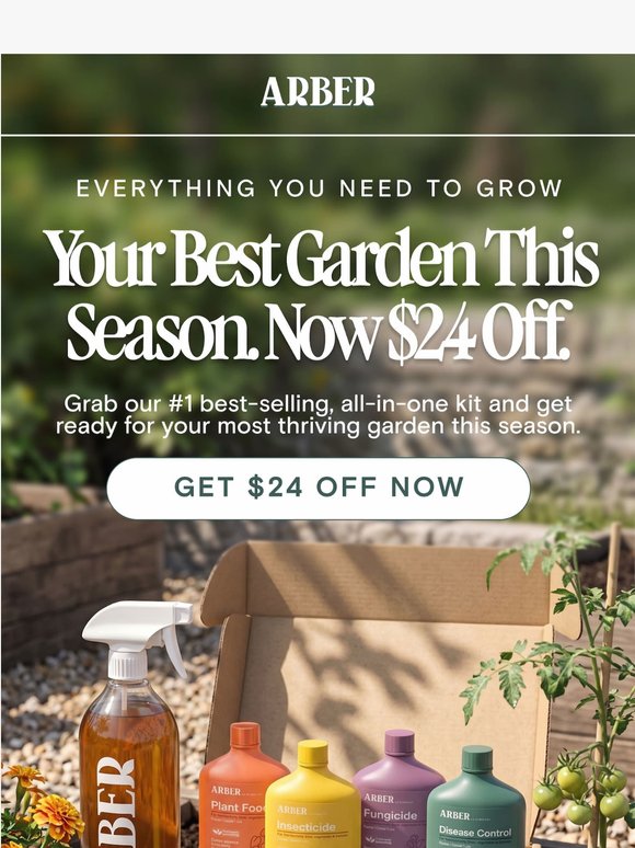 Save $24 on our #1 best-selling garden kit 🌿