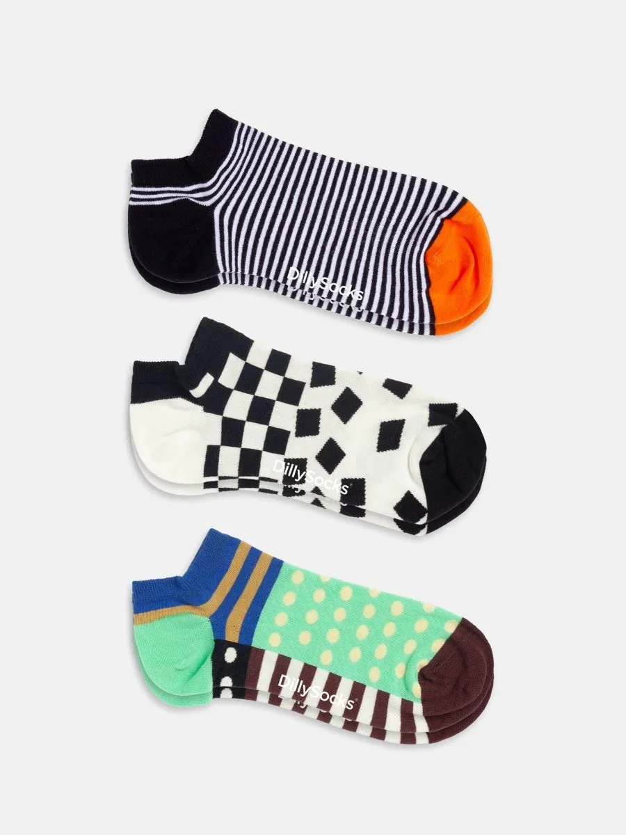 Image of Short Pattern Club (3er Pack)
