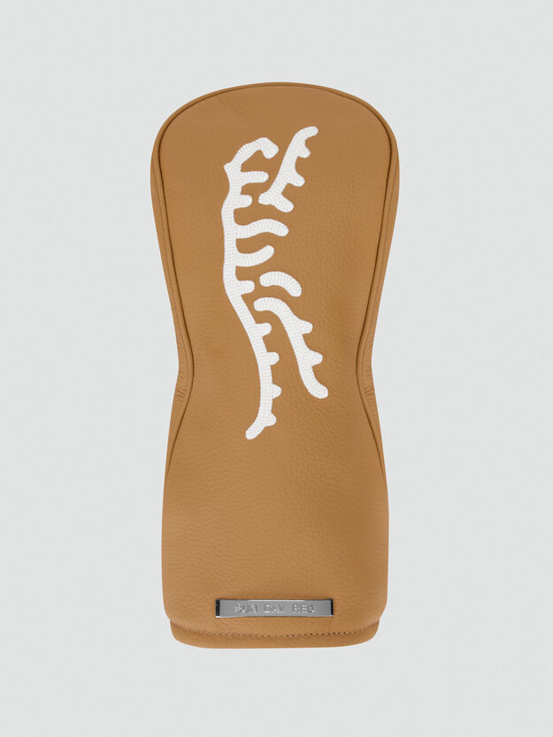 Sun Day Red x Vessel Icon Leather Driver Headcover - Camel