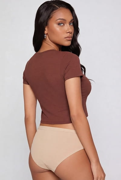 Shop R Collection Seamless Laser Hipster Panty