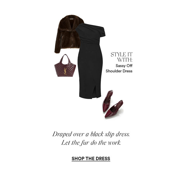 Shop Sassy Off Shoulder Dress