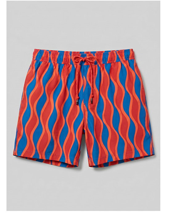 Shop the 5" Vertical Wavy Stripe Swim Short