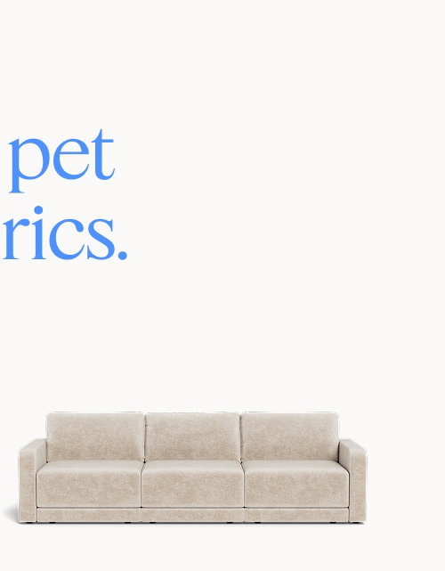 Family and pet friendly fabrics. Aquaforte™. Sesame.