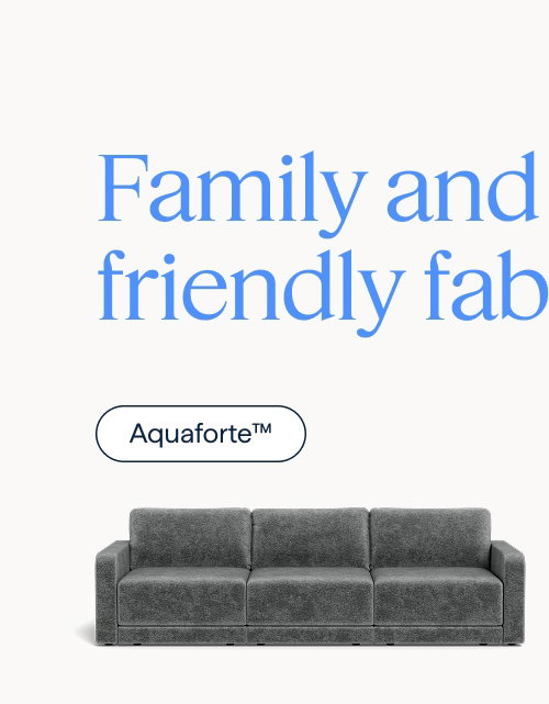 Family and pet friendly fabrics. Aquaforte™. Basalt.