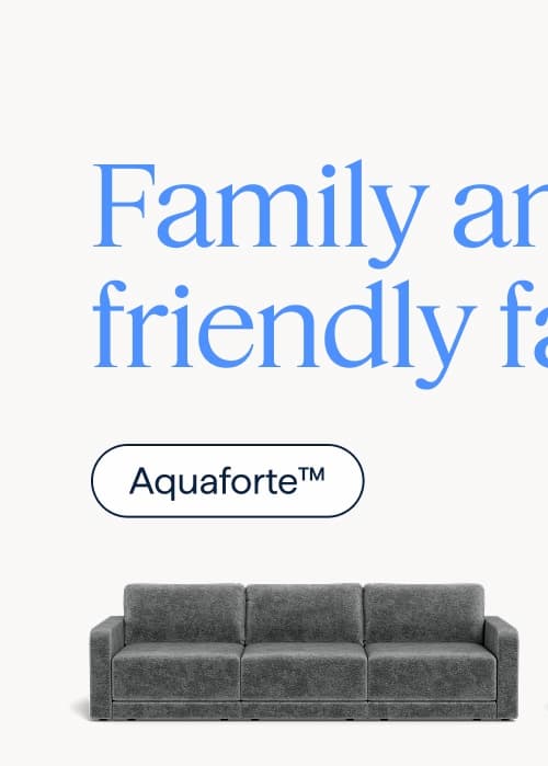 Family and pet friendly fabrics. Aquaforte™. Basalt.