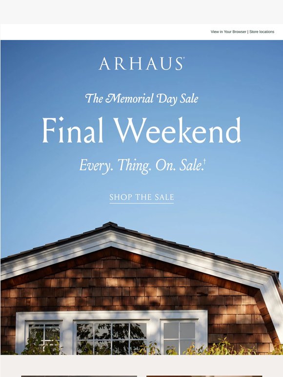 Hurry to Save Up to 50% Off EVERY. THING.