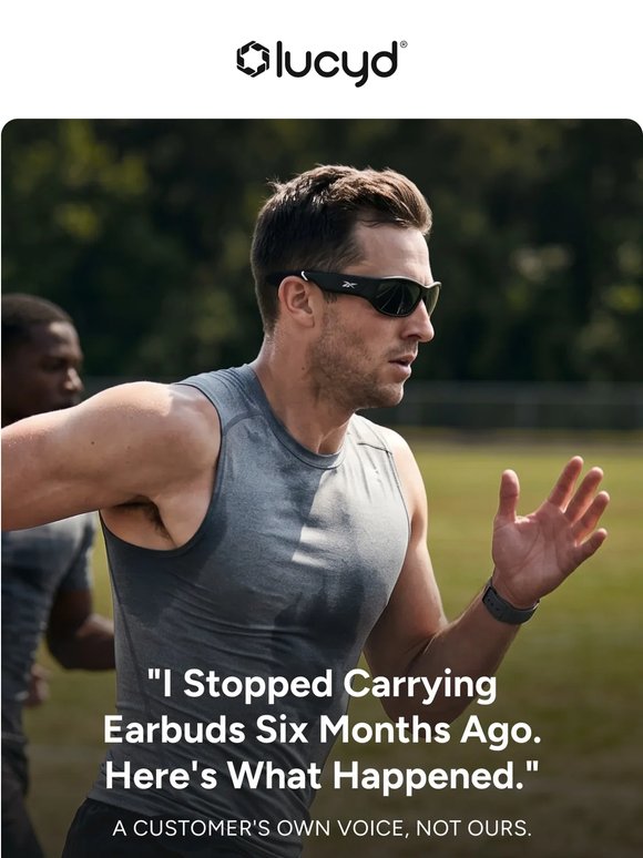 "The glasses that replaced my earbuds."