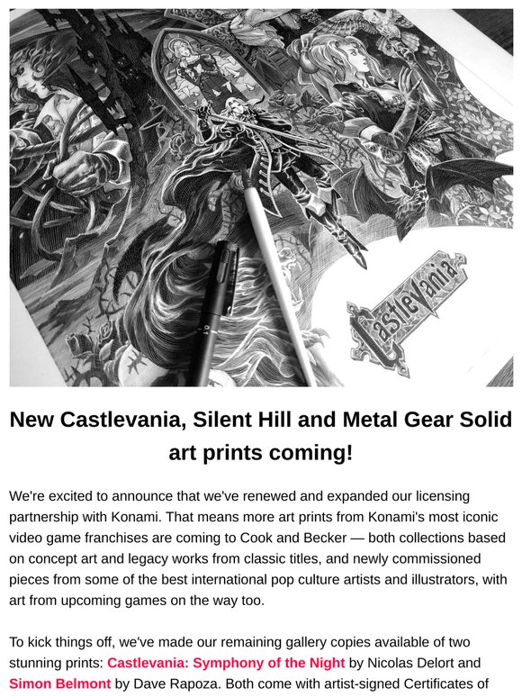 Castlevania | Metal Gear Solid | Silent Hill | Okami